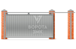 Откатные ворота 3000×2100 ЗМК-7553