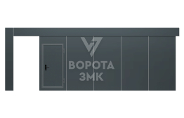 Откатные ворота 3000×3500 для паркинга ЗМК-9628