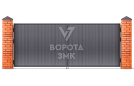 Ворота распашные с установкой 2000×2750 ЗМК-5184