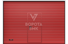 Автоматические секционные ворота с калиткой 2750×2250 ЗМК-3030