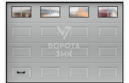 Подъемно-секционные ворота Hormann 2125×2750 ЗМК-2991