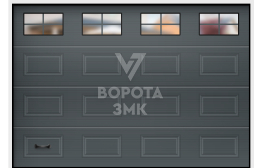Секционные ворота Алютех гаражные 2000×2000 ЗМК-3820