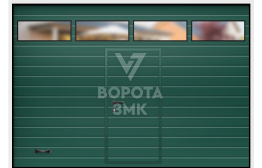 Ворота секционные гаражные Алютех 2750×2125 ЗМК-2866